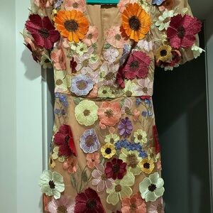 Floral Embroidered Dress